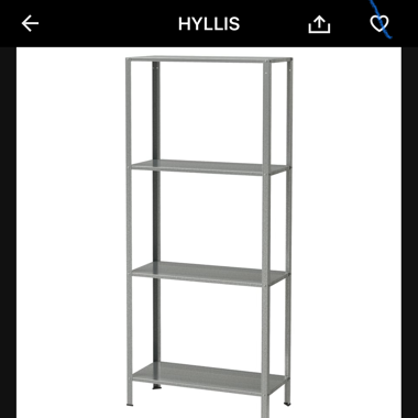 3er-Set IKEA Regale