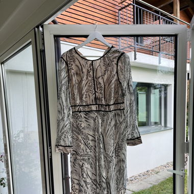 LK Bennett asymmetric silk dress