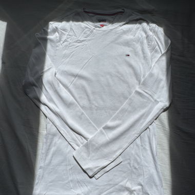Tommy Jeans Long Sleeve White