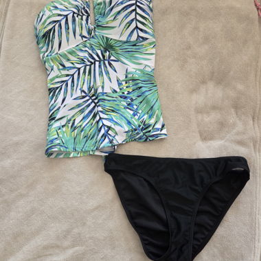 Maillot de bain 2 pieces tropical