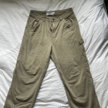 Beige Workwear Hose