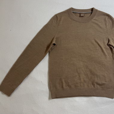 Brown Boss Pullover 100% Wool
