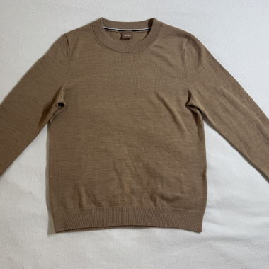 Brown Boss Pullover 100% Wool