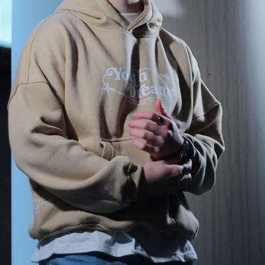 Hoodie beige