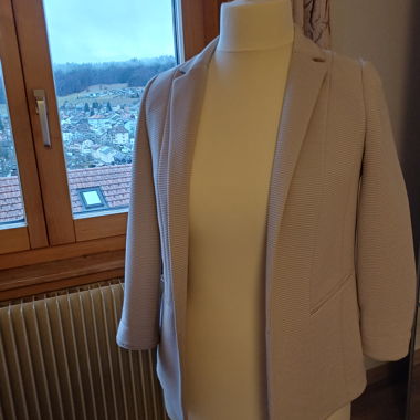 Blazer donna beige chiaro