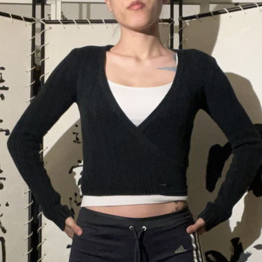 Hollister Y2K Wrap Cardigan