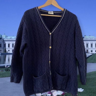 Gilet boutonné en maille