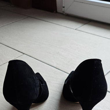 Escarpins velours noir