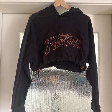 Adidas Fiorucci Cropped Hoodie