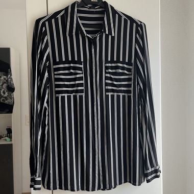Camicia a maniche lunghe a righe