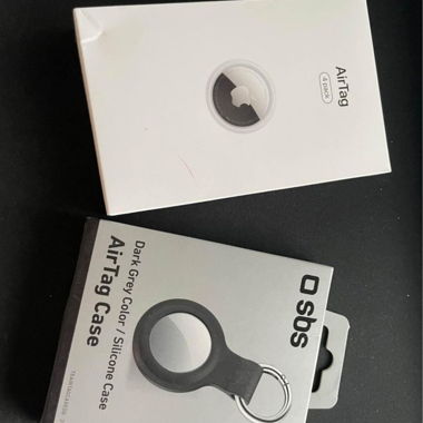 Original Apple AirTag 4-pack with Airtag Case