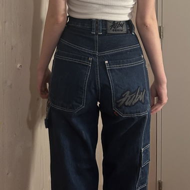 FUBU Denim Jeans in Dark Blue