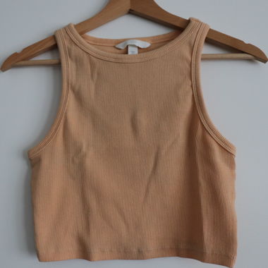 Crop Top Beige/Orange
