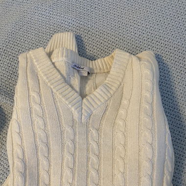 Strickpulli weiss Subdued