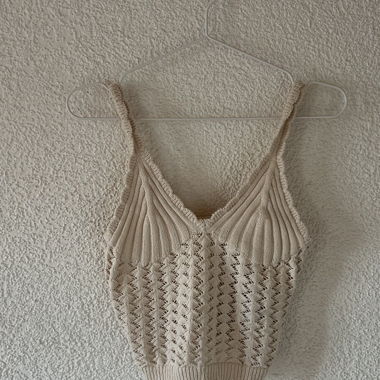 H&M Top court en tricot