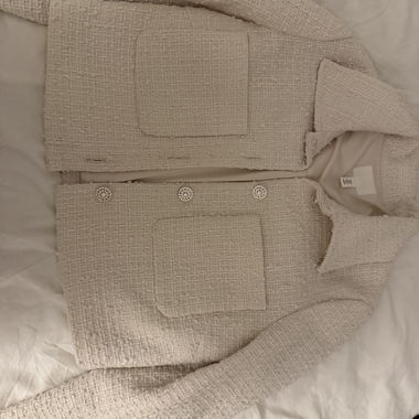 Giacca in tweed crema – H&M