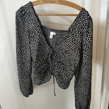 Blouse with Floral Pattern