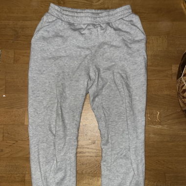 Grey sweatpants