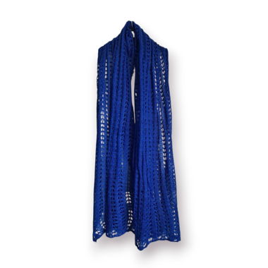 Écharpe bleue