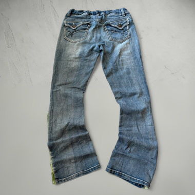 Jeans pour femme True Religion avec patchwork