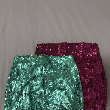 Glitter Pailletten Jupe / Rock