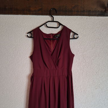 Robe bordeaux 
