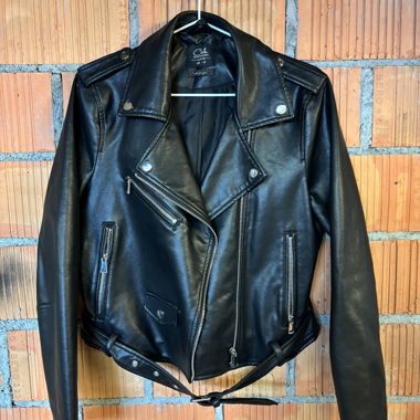 Veste en cuir Clockhouse