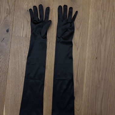 Gants noirs longs