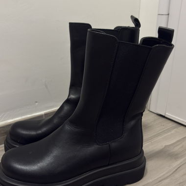Stivaletti Chelsea chunky neri – stilosi e comodi