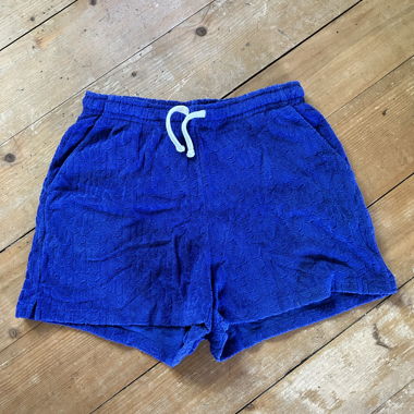 Shorts in cotone blu M