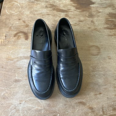 Vagabond Schwarze Leder-Loafer