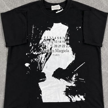 T-shirt nero Maison Margiela