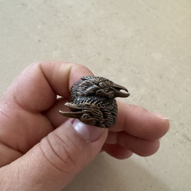 Krähenring aus Metall