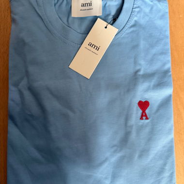 T-shirt blu Ami Paris