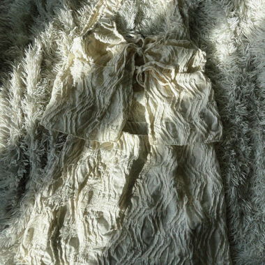 Ensemble top/jupe crème