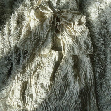 Ensemble top/jupe crème