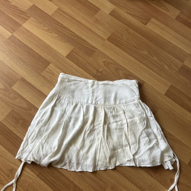 Jupe plissée blanche