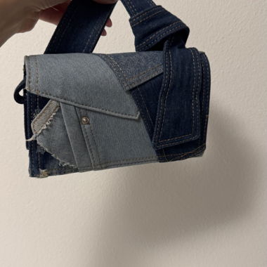 Borsa a tracolla in denim ZARA
