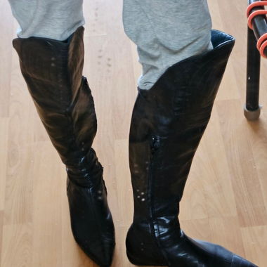 Supercooler overknee  Ledersiefel von espace