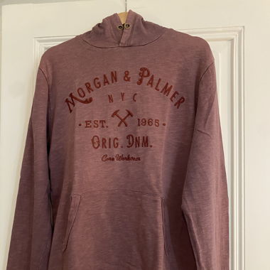 Sweat à capuche bordeaux “Morgan & Palmer”