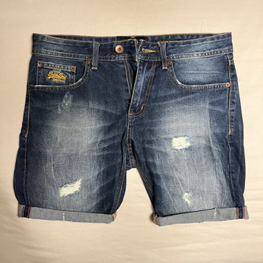 Superdry kurze Jeans Hose Herren Gr.32