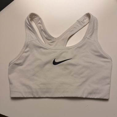 Nike Dri-FIT Sport-BH weiss S