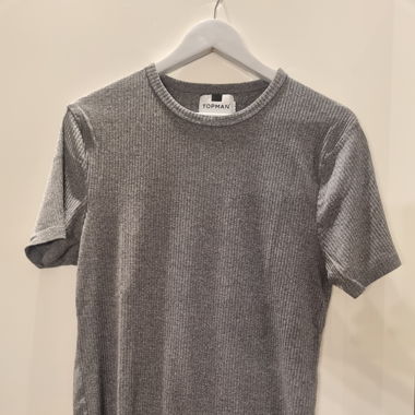 Topman T-Shirt Grau