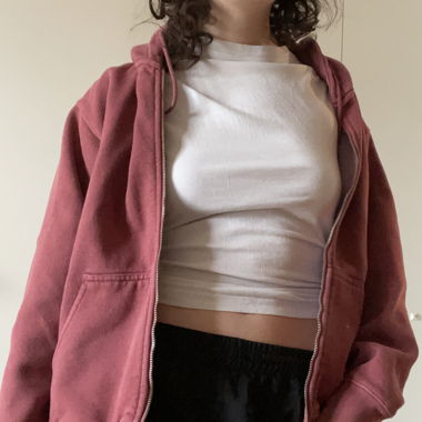 zip up hoodie