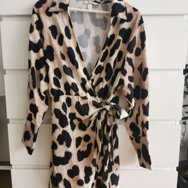 Wickelkleid Leoprint