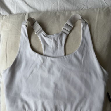 Reggiseno sportivo bianco