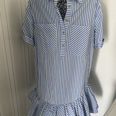 Zara striped shirt dress