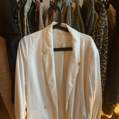 Weißer Blazer 