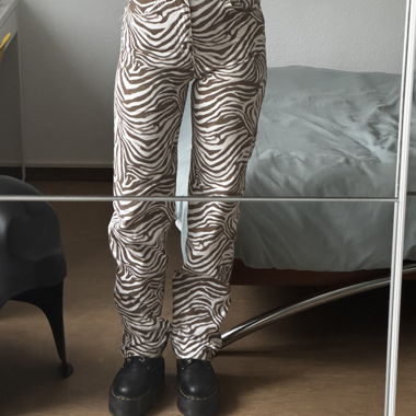 Zebra denim 