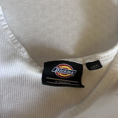 Cropped dickies tank top